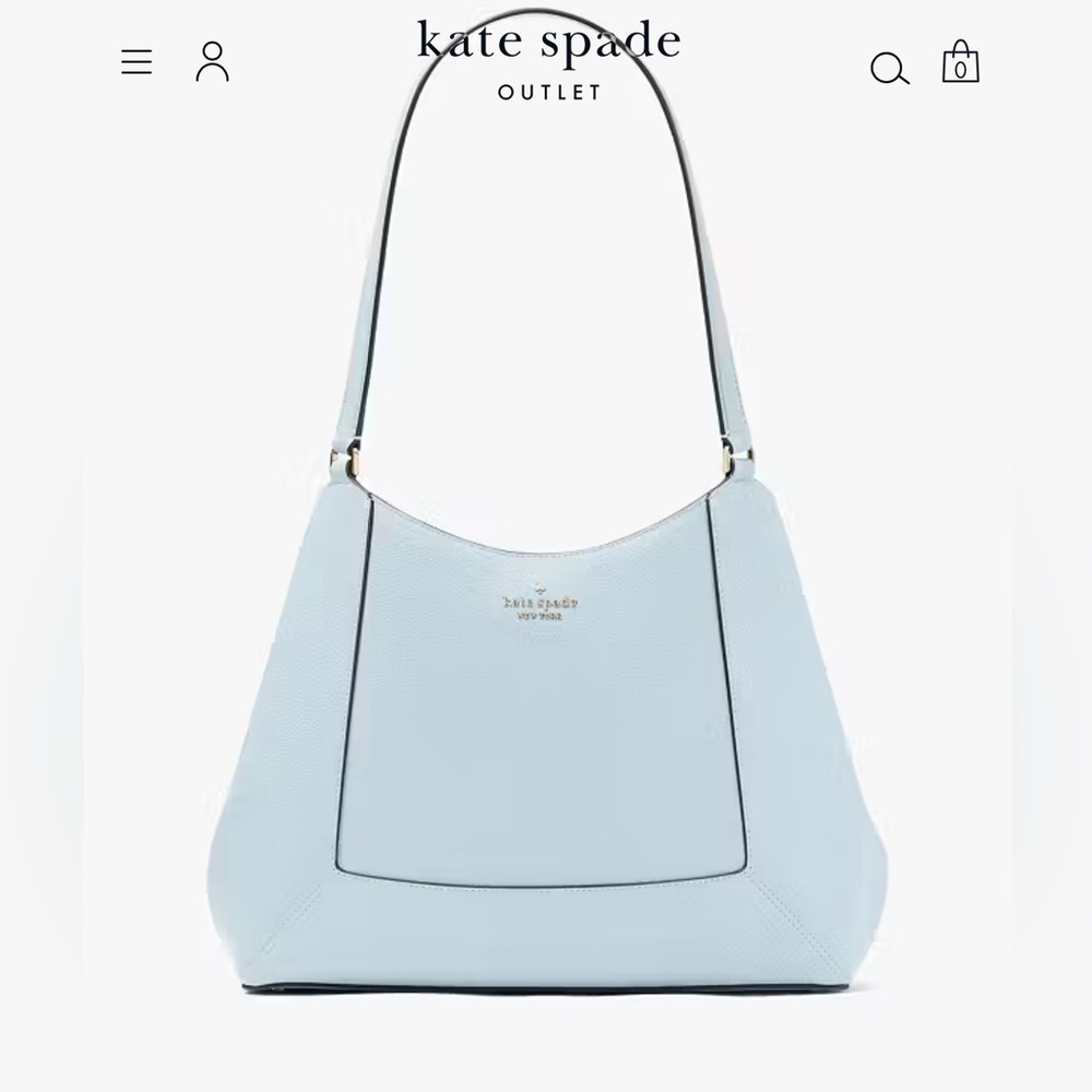 Kate Spade Leila Medium Triple compartment (color Robbin Egg) light pale blue